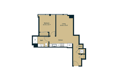 1620 Sansom Street Studio-3 Beds Apartment for Rent - Photo Gallery 12